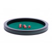 Piste dés 40cm noir vert velou