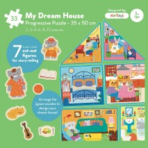 Puzzle 33p Progressif Ma Maison de Rêve