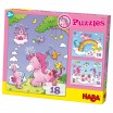 Puzzles licorne dans les nuages
