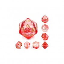 Kit de 7 Dés Crimson Light