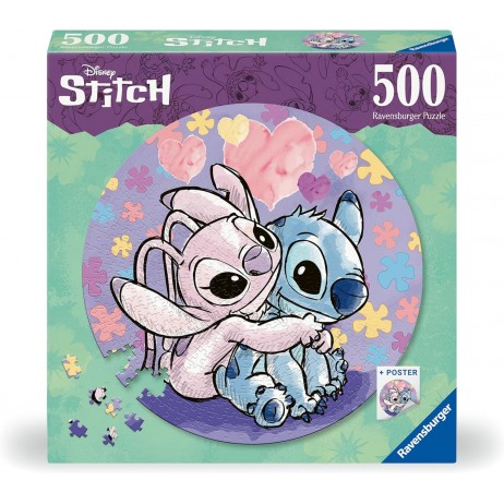 Puzzle 500p Stitch Rond
