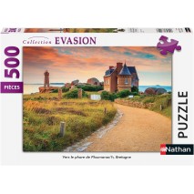 Puzzle 500p le phare de Ploumanach