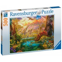 Puzzle 500p La Terre des Dinosaures