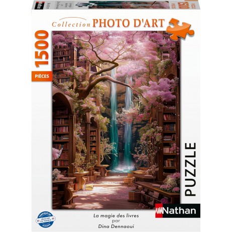 Puzzle 1500p Magie des Livres