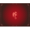 Tapis de Jeu Dragon rouge grenat Neoprene 90x70 cm
