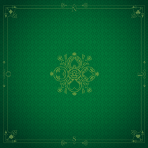 Tapis de Jeu Vert foncé Neoprene 60x60 cm