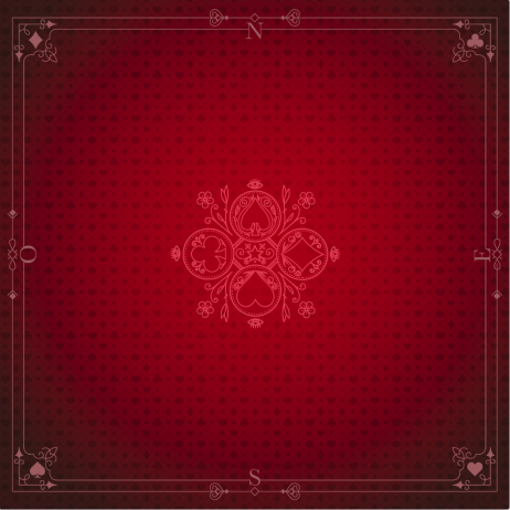 Tapis de Jeu Rouge Neoprene 60x60 cm