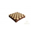 Échecs Backgammon dames Noyer Erable 36x36cm