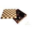 Échecs Backgammon dames Noyer Erable 36x36cm
