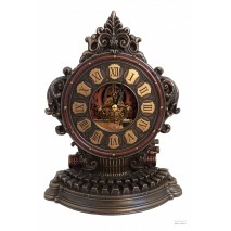 Pendule Steampunk Machine à Ecrire Résine