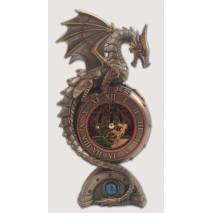 Pendule Steampunk Dragon Résine