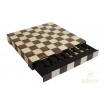 Échecs Erable Noyer Plateau + Pièces 36x36 cm