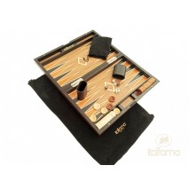 Backgammon en Bois Précieux Incrusté à la Main