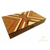 Backgammon en Bois Précieux Incrusté à la Main