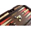 Backgammon Magnétique en Bois de Bruyère de Noyer
