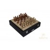 Échecs Marbre Marron / Rouge 30x30 cm