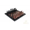 Échecs Marbre Noir / Rose 30x30 cm