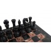 Échecs Marbre Noir / Rose 30x30 cm