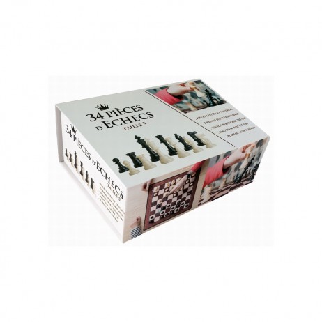 Pièces échecs plastique T5