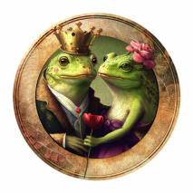 Puzzle 550p Amour et Grenouilles