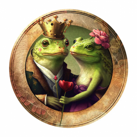 Puzzle 550p Amour et Grenouilles