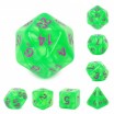 Kit de 7 Dés Green Pearl