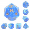 Kit de 7 Dés Sky blue + Blue