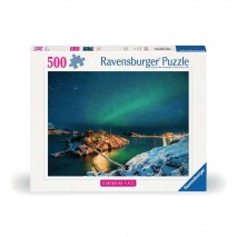 Puzzle 500p Lumières du Nord Tromso Norvège