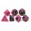 7 dés violet-noir jumbo toxic