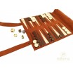 Multijeux rouleau marron cuir 20x20 cm