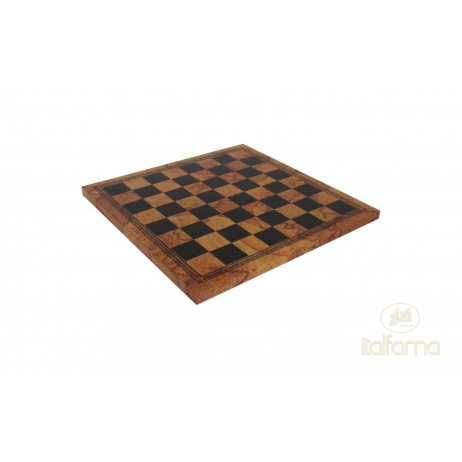 Plateau échecs simili Map 33x33 cm