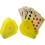 Porte carte plastic triangulaire