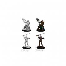 Female half-orcfighter - D&D figurines