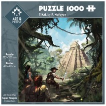 Puzzle 1000 pièces Tikal Art & Meeple