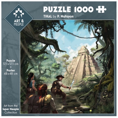 Puzzle 1000 pièces Tikal Art & Meeple