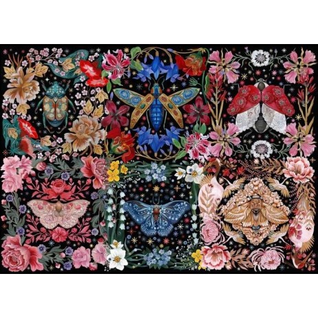 Puzzle 1000p Blooming Beetles