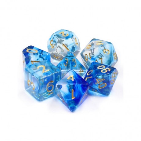 Lot de 7 dés Under the Sea
