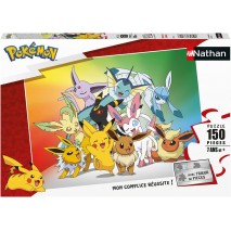 Puzzle 150 P Evoli et ses évolutions Pokemon