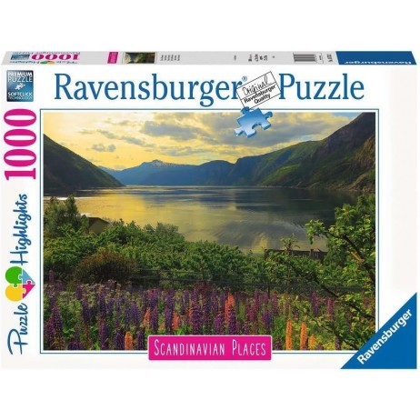 PUZZLE 1000 p Fjord en Norvège