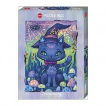Puzzle 1000p Dreaming Witch Cat Heye