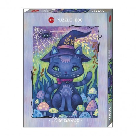Puzzle 1000p Dreaming Witch Cat Heye