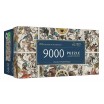 Puzzle 9000P Cartes Celestes Vintage