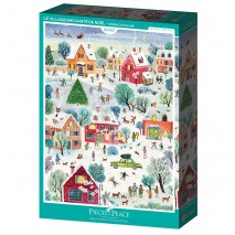 Puzzle 2000p Le Village Enchanté de Noël