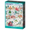 Puzzle 2000p Le Village Enchanté de Noël