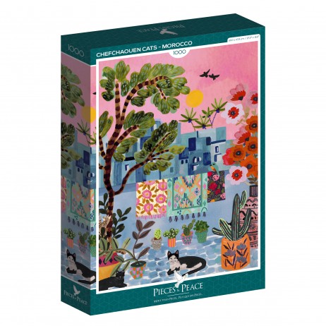 Puzzle 1000 P Chats de Chefchaouen Maroc