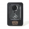 Porte clé D6 avec lot de 7 mini dés Métal