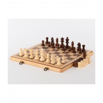 Échecs Coffret 38 cm Hêtre