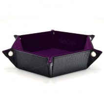 Piste de dés pliable Hexagonale Violette
