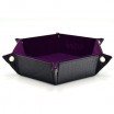 Piste de dés pliable Hexagonale Violette
