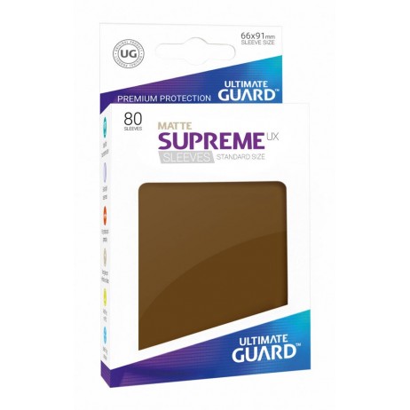 Protèges Cartes UG 80 Supreme Marron Mat